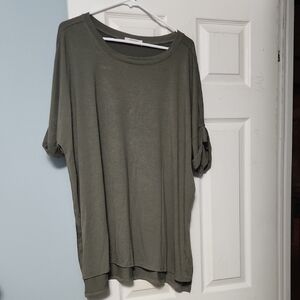 Olive Green Women's Top